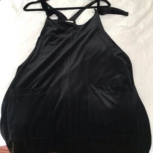 Velvet overalls UO